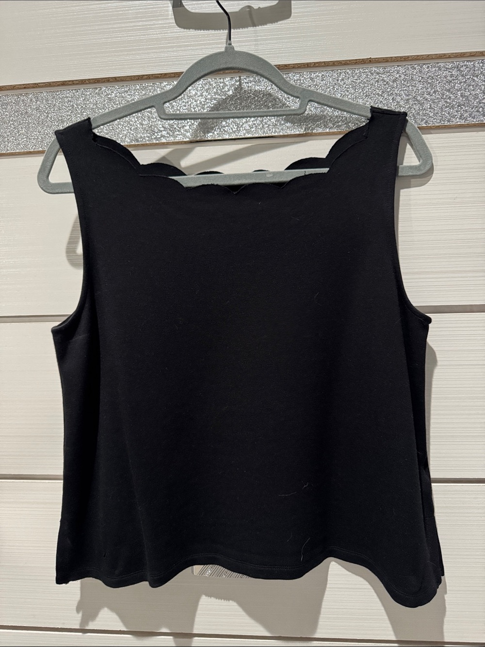 Eri & Ali/Anthropologie Scallop-Edge Women's Tank Top